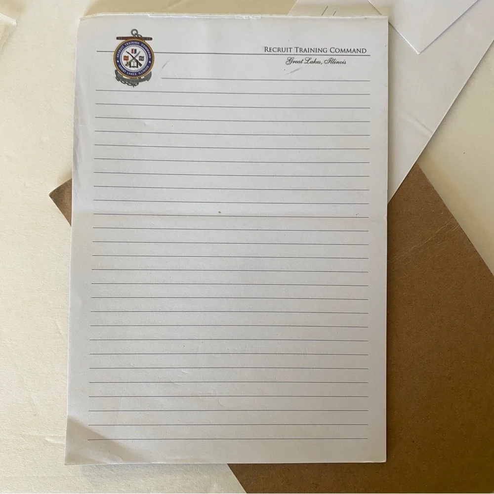 Crest Craft Military Writing Stationery Set Recruit-Pak Bootcamp Illinois